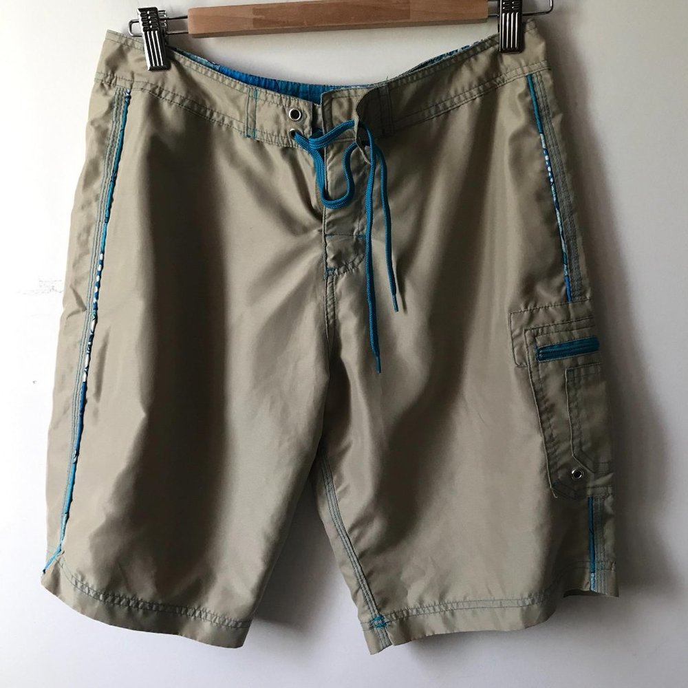 Oxide Women Board‎ shorts retro swim cover-up surf
